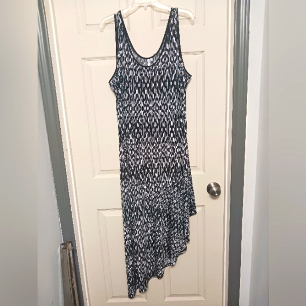 Dots Dress Black and White 2X